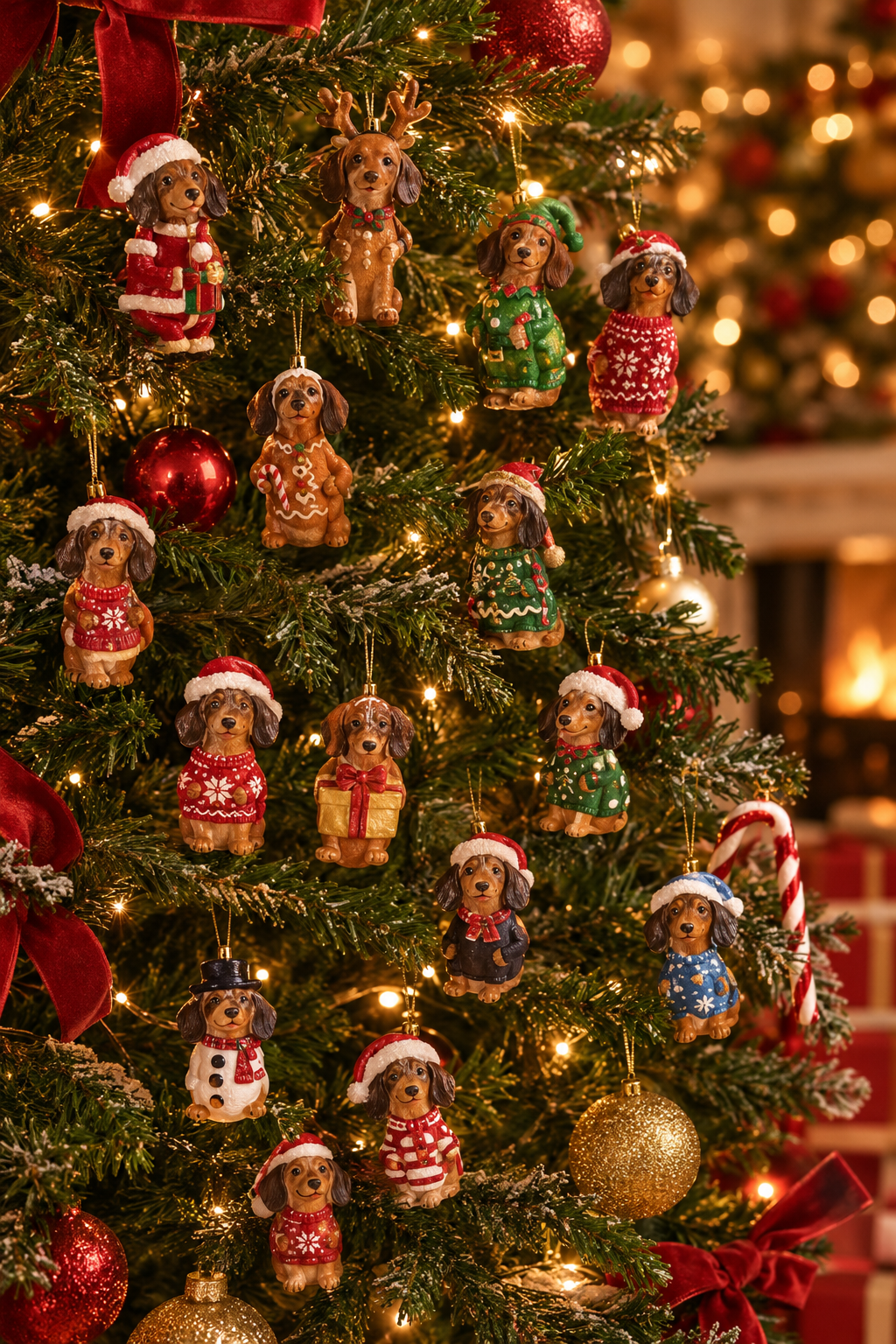 Calendario de Adviento Navideño de Teckel | 24 Figuras Sorpresa